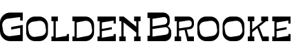 Golden Brooke字体预览图
