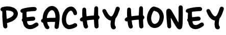 PEACHY HONEY字体预览