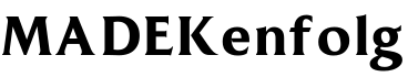 MADEKenfolg字体预览