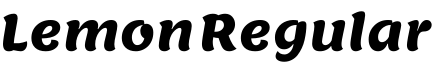 Lemon Regular字体预览