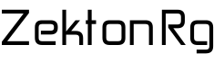 Zekton Rg预览字体图片
