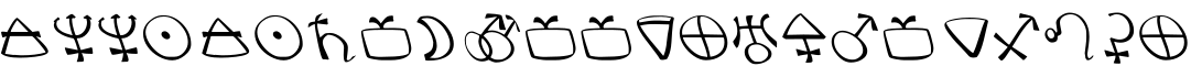 Anns Astro Irregular W95 Rg字体预览图