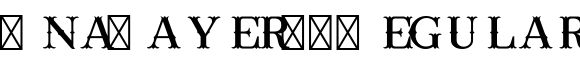AnaLayerD-Regular字体预览