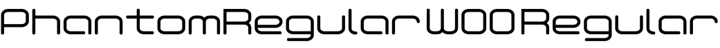 PhantomRegular W00 Regular字体预览图