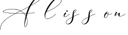 Alisson字体预览图