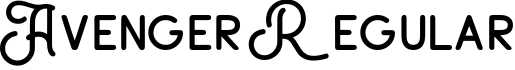 Avenger Regular字体预览