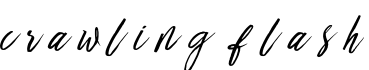 crawling flash字体预览图