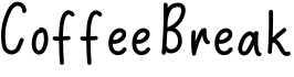 Coffee Break字体预览图