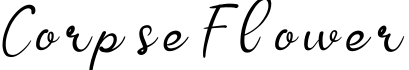 Corpse Flower字体预览