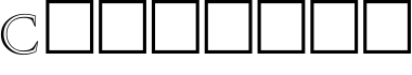 Caligula字体预览图