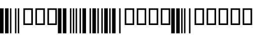 Code39SmallMedium字体预览图