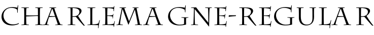Charlemagne-Regular预览字体图片