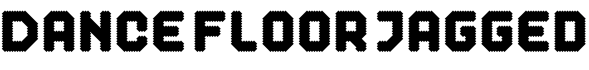 Dance Floor Jagged字体预览图
