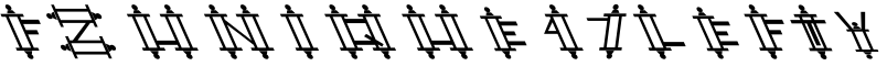 FZ UNIQUE 47 LEFTY字体预览图