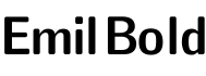Emil Bold预览字体图片