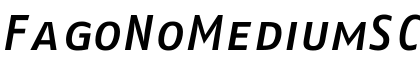 FagoNoMediumSC字体预览图