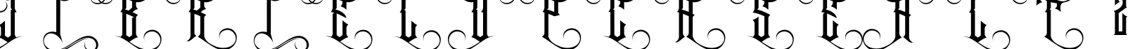 Jibriel Upcase Alt2字体预览图