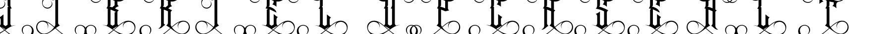 Jibriel Upcase Alt5字体预览图