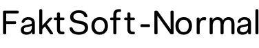 FaktSoft-Normal字体预览图