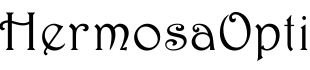 HermosaOpti字体预览图