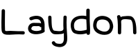 Laydon字体预览图