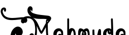 Mahmuda字体预览图