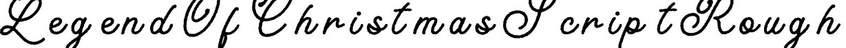 Legend Of Christmas ScriptRough字体预览图
