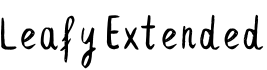 Leafy Extended字体预览图