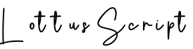 Lottus Script字体预览