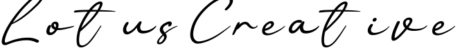 Lotus Creative字体预览图