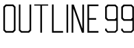OUTLINE 99字体预览图