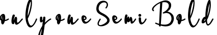 onlyone Semi Bold字体预览图