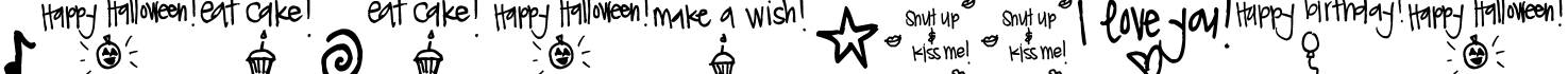 Pea Lauren Doodles字体预览图