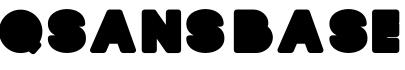 Qsans Base字体预览图
