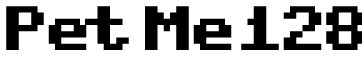 Pet Me 128字体预览图