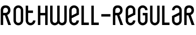 Rothwell-Regular预览字体图片