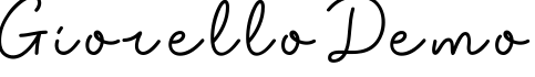 Giorello Demo字体预览图