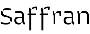 Saffran字体预览