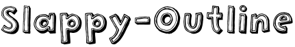 Slappy-Outline字体预览