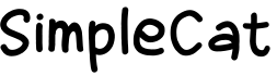 SimpleCat字体预览