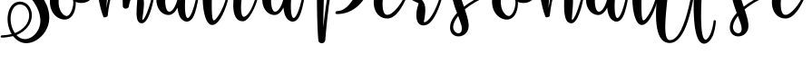 Somalia Personal Use字体预览图