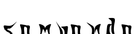 sampanda字体预览图