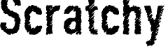 Scratchy字体预览图