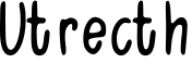 Utrecth字体预览