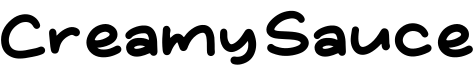 Creamy Sauce预览字体图片