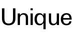 Unique字体预览图