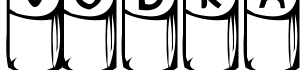 Vodka字体预览图
