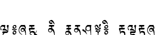 TibetanMachineWeb字体预览图