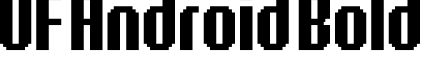 UF Android Bold字体预览图