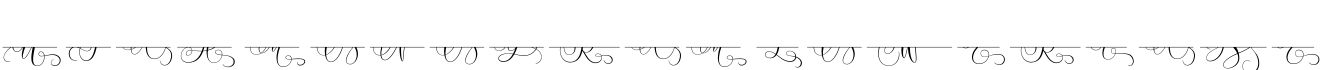 Utah Monogram Lowercase字体预览图